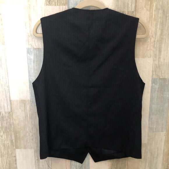 I.N.C INTERNATIONAL CONCEPTS Rockabilly Pin Stripe Vest - NWT's - Picture 3 of 15